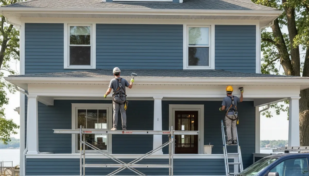 Painting contractors in Buffalo, NY providing professional interior and exterior painting services