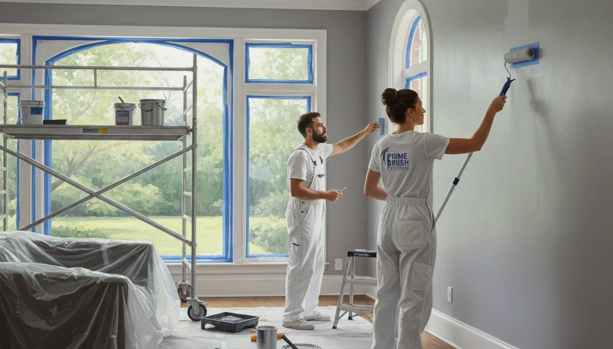 Interior house painting in Buffalo, NY by Buffalo Paint Pros with clean, durable finish