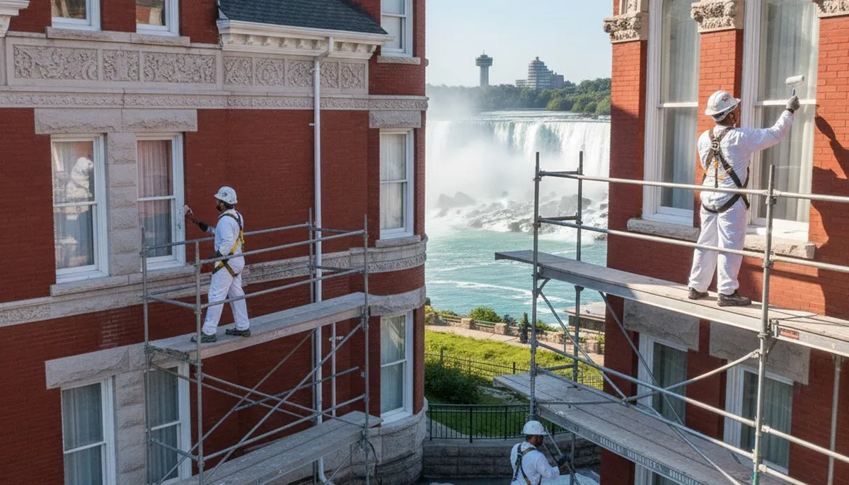 Buffalo, NY painting contractor team providing professional interior and exterior painting services
